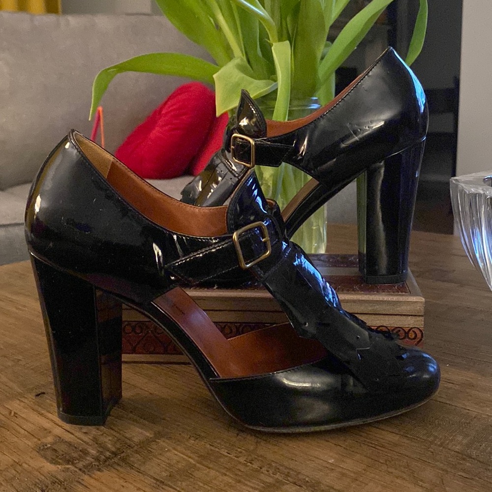 Michel Vivien patent Mary Jane with decorative front